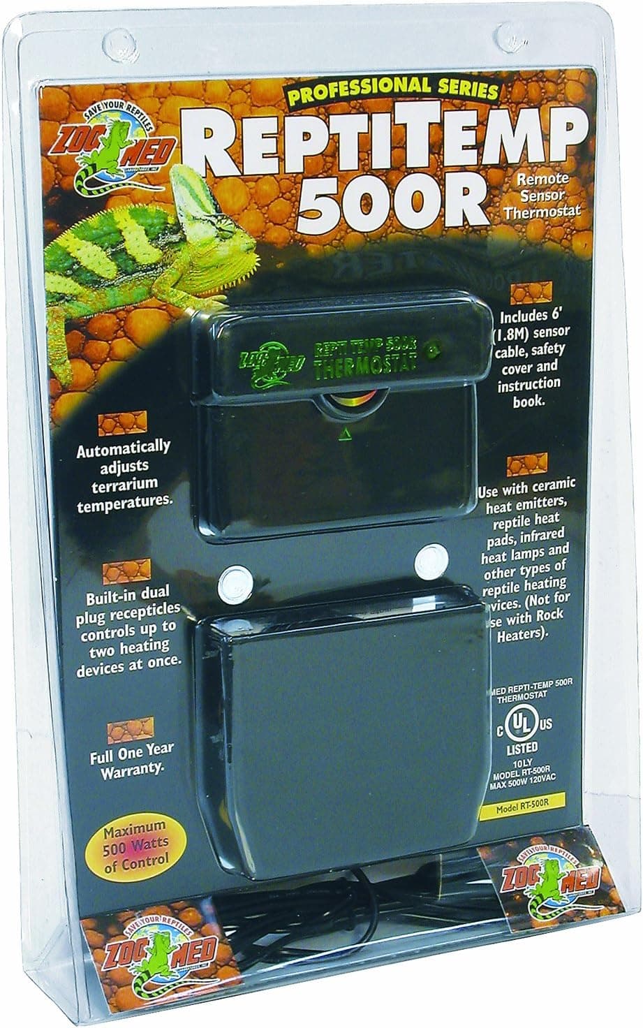 Zoo Med ReptiTemp 500R Remote Sensor Thermostat