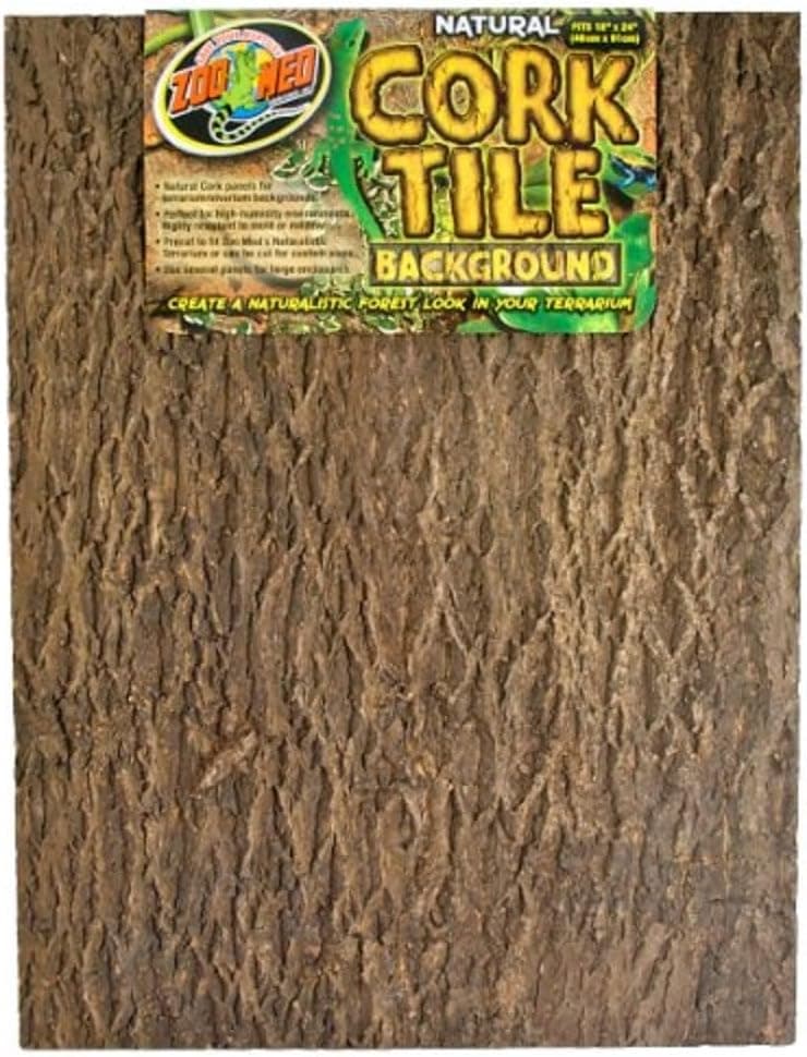 Zoo Med Natural Cork Tile Background, 18 x 24 Inch