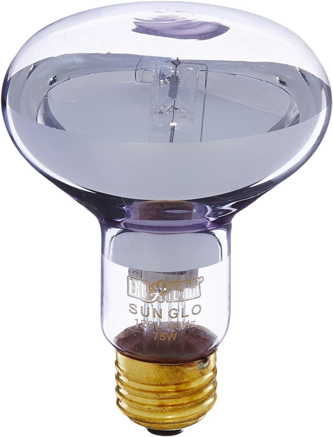 Exo Terra Sun Glo Halogen Basking Spot Lamps, Reptile Light Bulbs, 75 Watts, 4-Pack