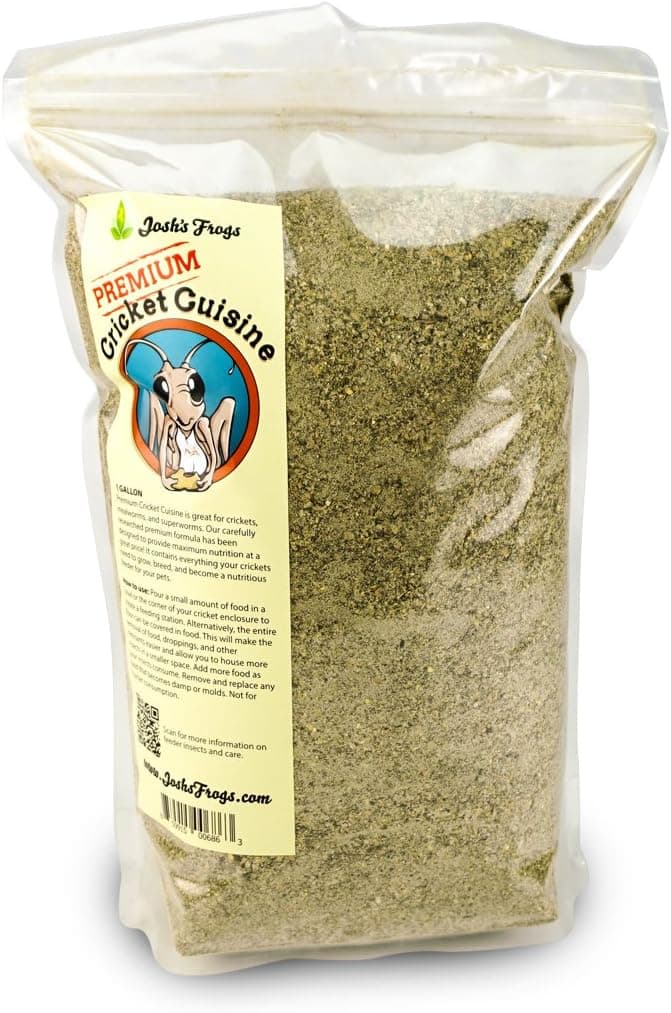 Josh's Frogs Premium Cricket Cuisine Cricket Gutloading Food, 1 Gallon