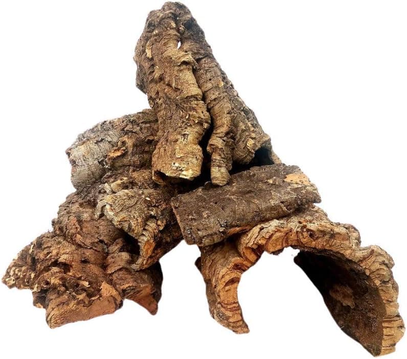 EZ Botanicals Cork Bark - 1 lb Assorted - for Orchids, Airplants, Reptiles and Terrariums