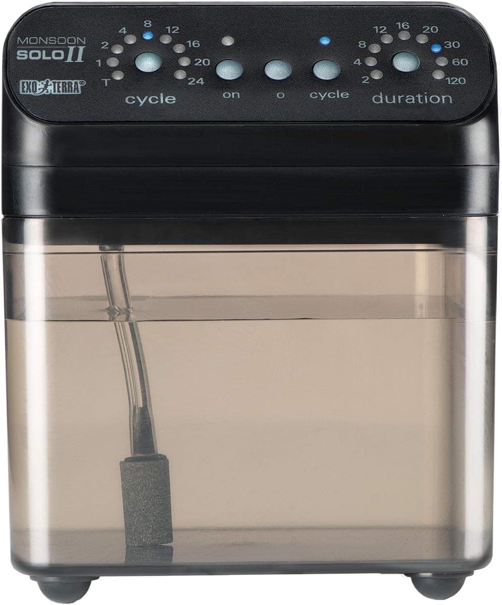 Exo Terra Monsoon Solo II Programmable Misting System for Reptile Terrariums with Multiple Nozzles