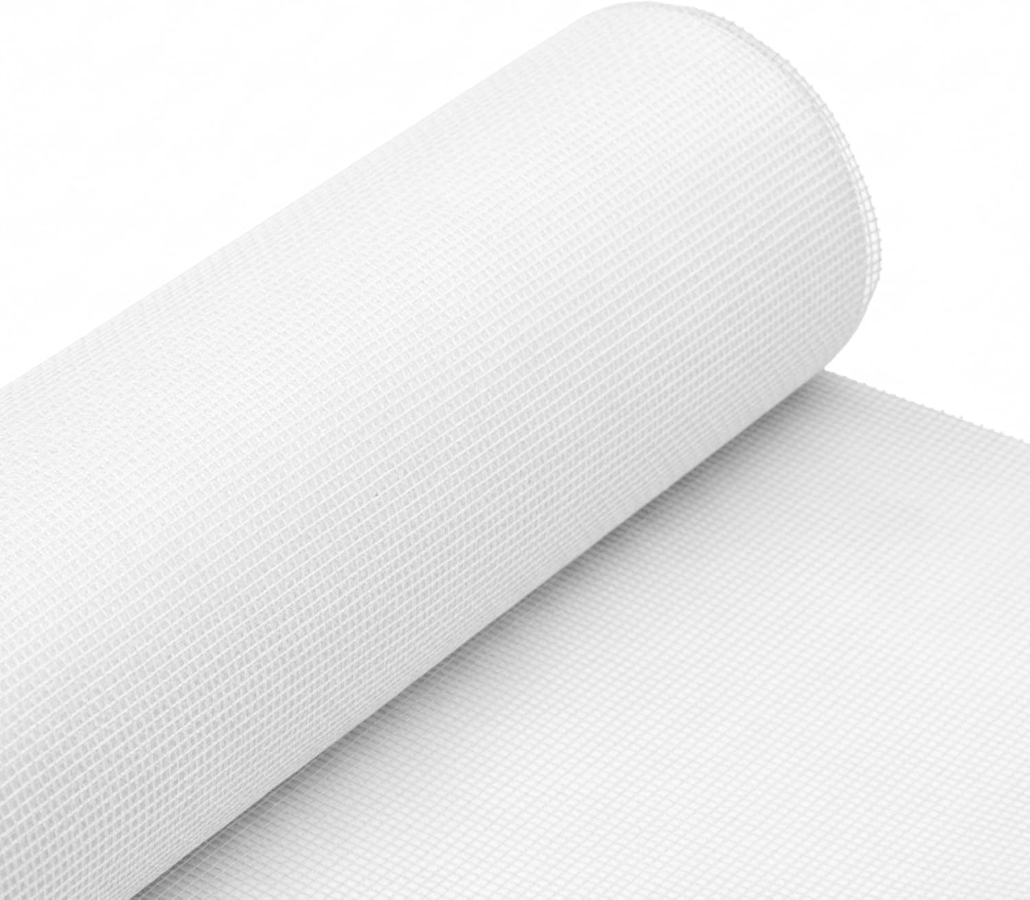 Stockroom Plus Fiberglass Window Screen Mesh Roll, Tear-Resistant White Mesh Screening Roll