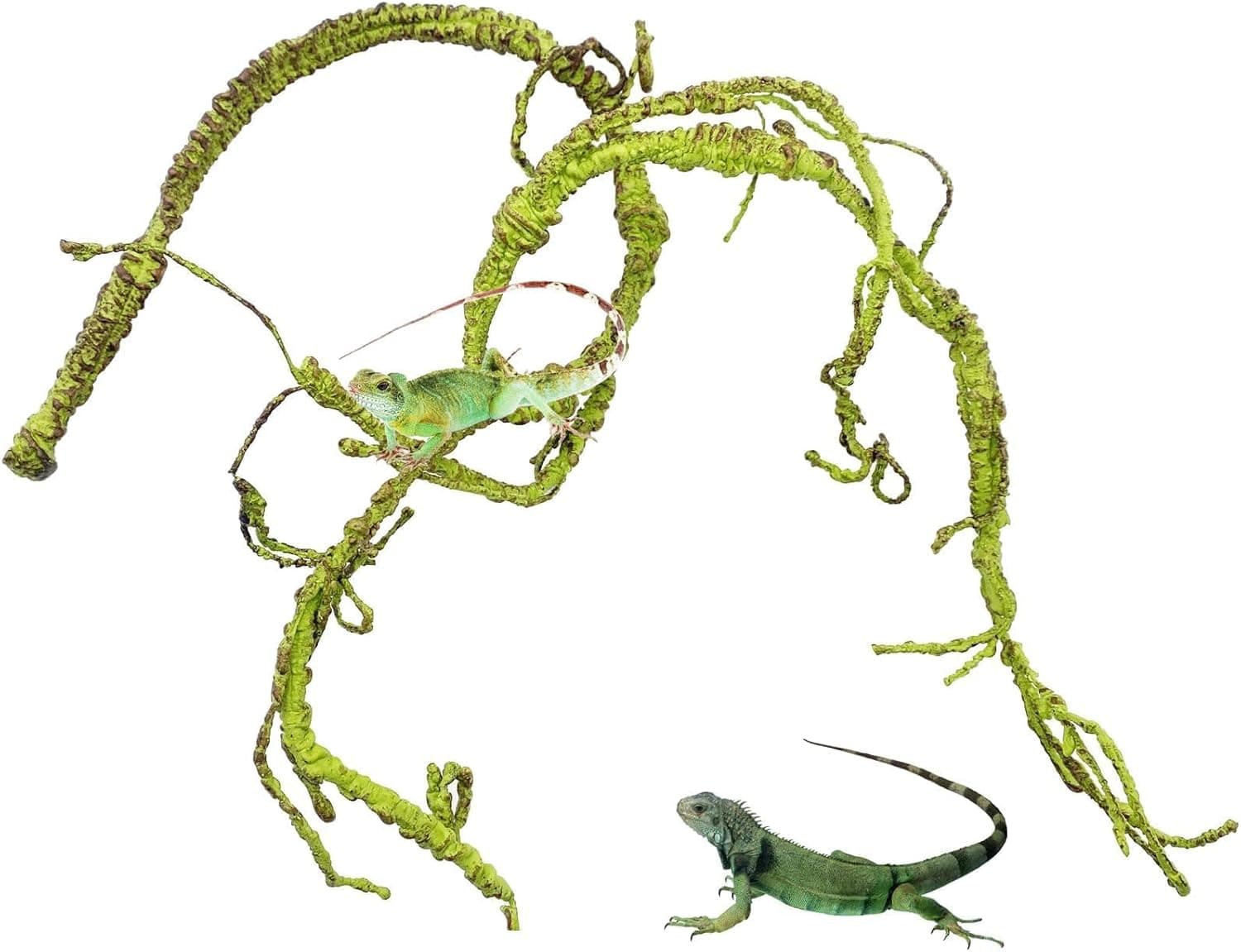 BNOSDM Reptile Jungle Vines Flexible Bend-A-Branch, 3.6 Ft Reptile Climbing Branches