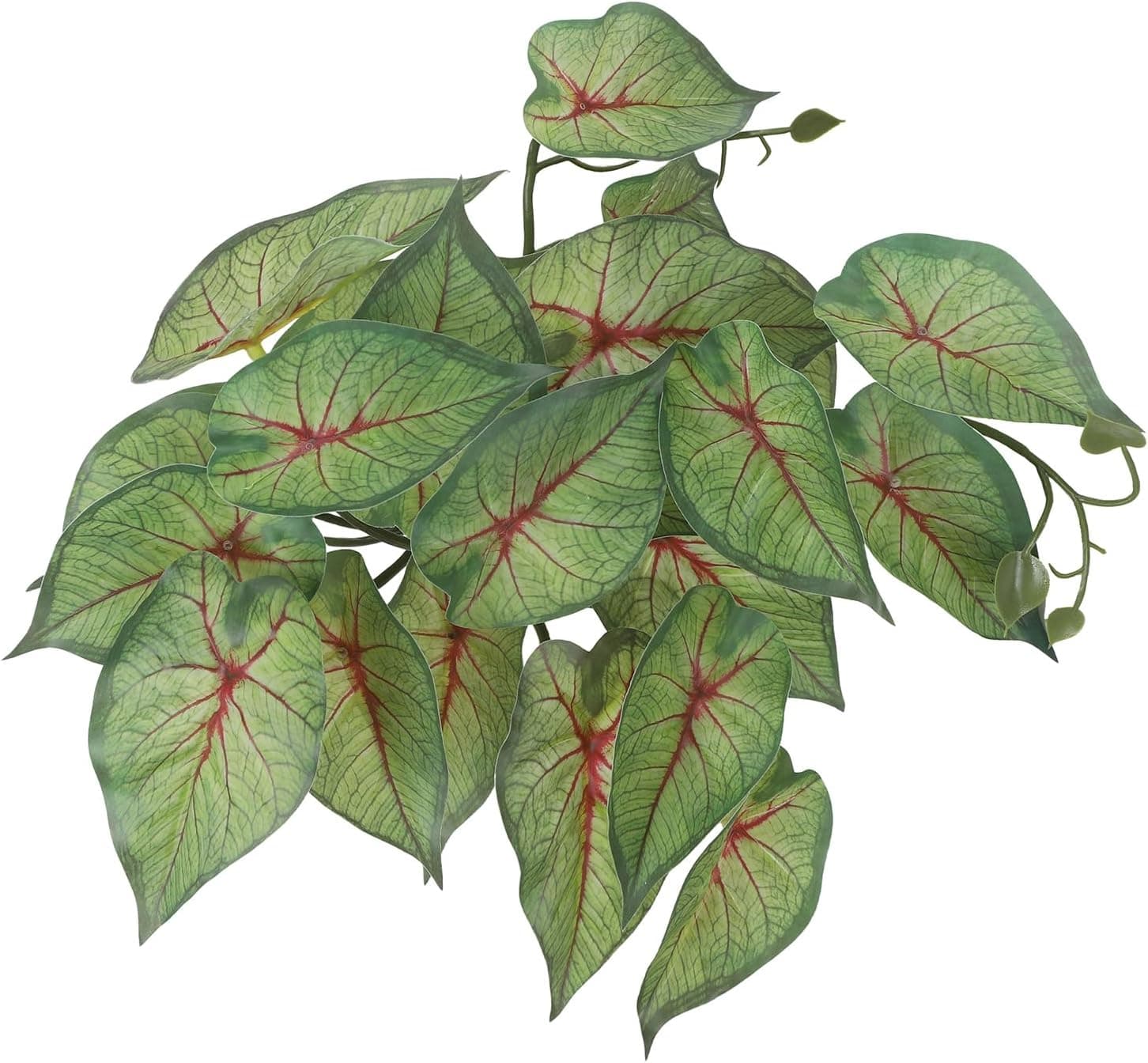 IBWell Fake Reptile Plants for Reptile Terrarium, Turtle Tank Plants with Suction Cup