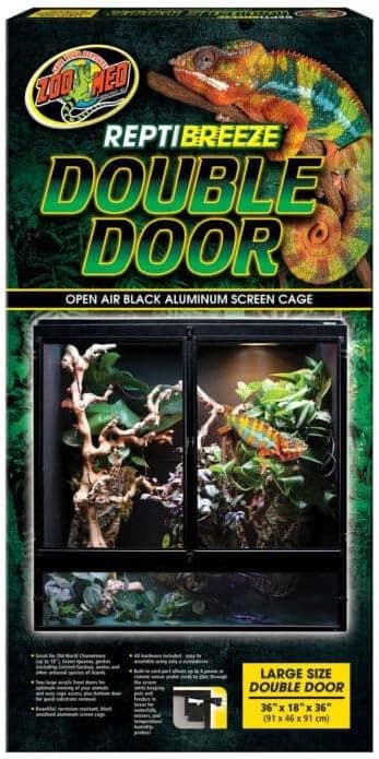 Zoo Med NT-14 Double Door ReptiBreeze Screen Cage