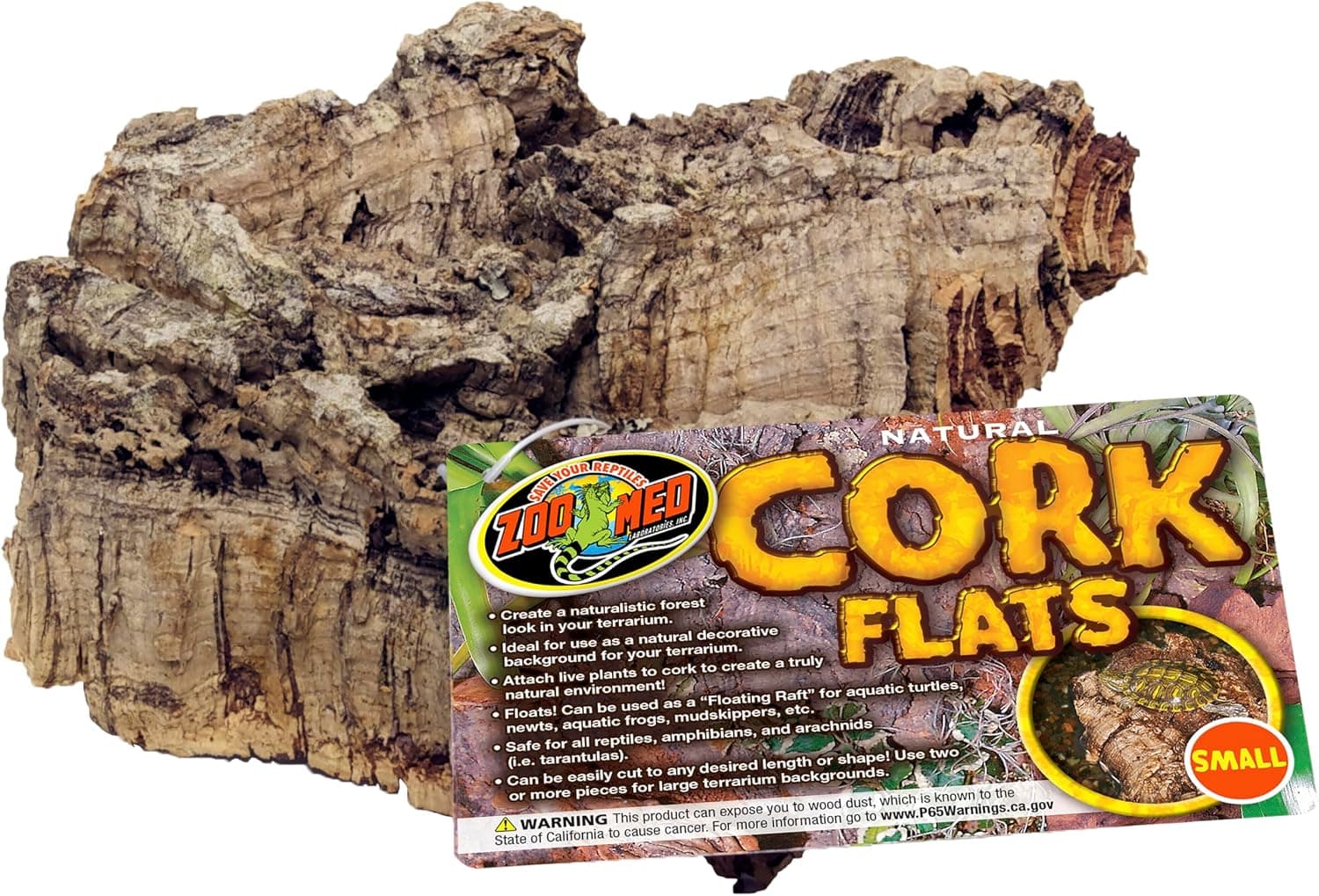 Zoo Med Natural Cork Bark Flat, Small