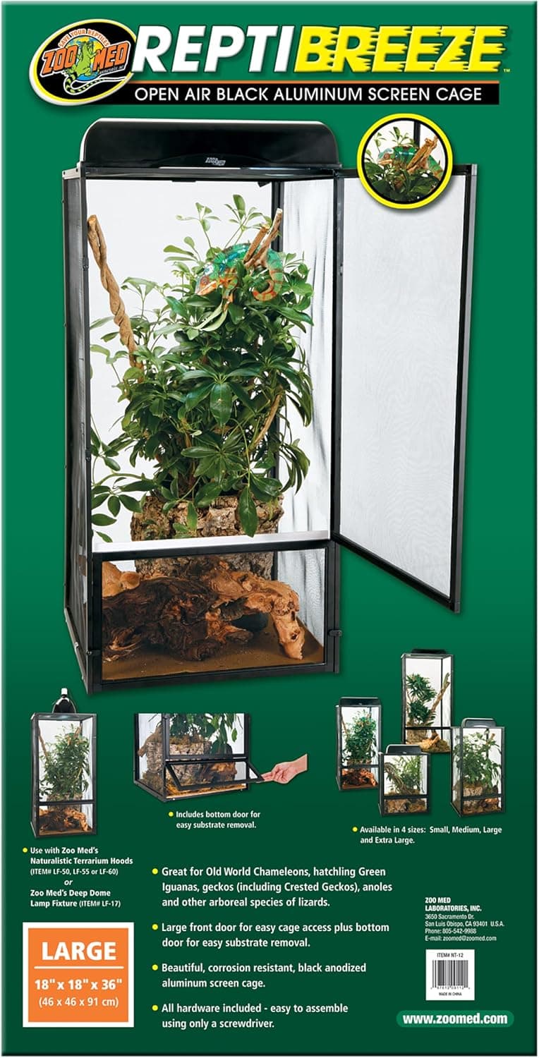 Best Screen Cages for Chameleons and High-Airflow Species