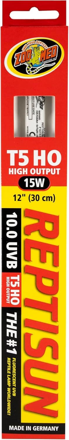 Zoo Med ReptiSun High Output Linear Lamp 10.0 UVB, 15 Watt, 12 inch