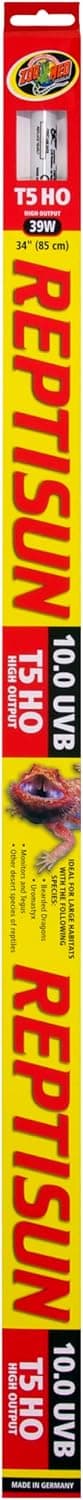 Zoo Med ReptiSun 34-Inch 10.0 UVB T5 High Output Lamp, 2 Pack