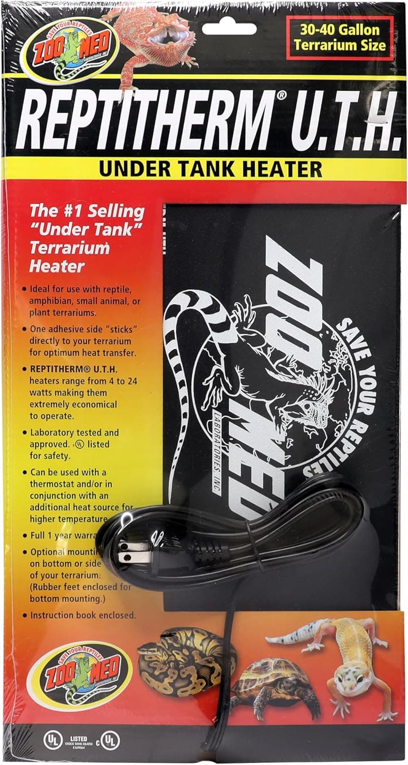 Zoo Med ReptiTherm Under Tank Heater, 30-40 Gallon