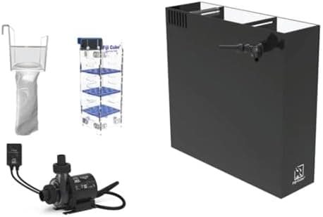 Fiji Cube 40 Gallon Breeder PRO All-in-One DIY Kit with DC Pump and Media Basket