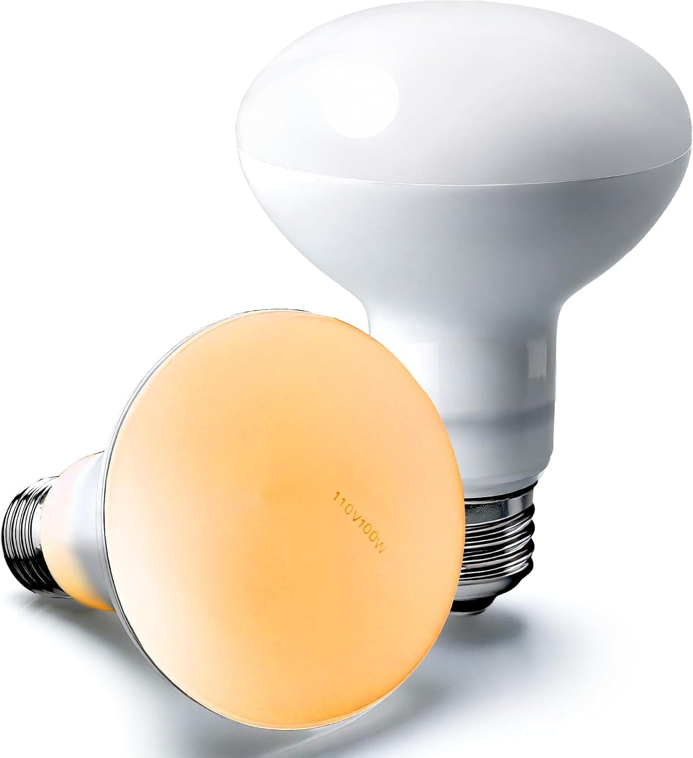 100W Reptile Heat Lamp Bulbs - Basking Bulbs for Bearded Dragon, Lizard, Turtle, Snake (2 Pack)