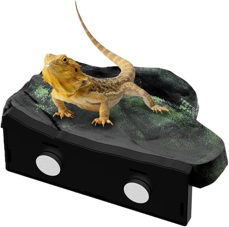 Reptile Climbing Ledge, Magnetic Hanging Reptile Basking Platform, Climb Shelf for Crested Gecko Tree Frog